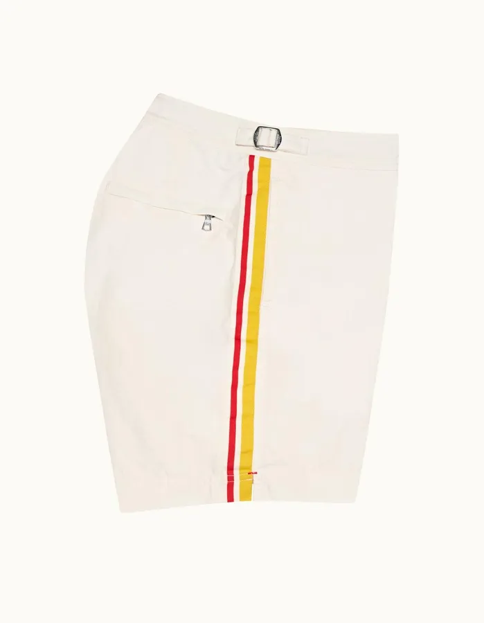 Orlebar Brown Swim Shorts Men Bulldog White Sand
