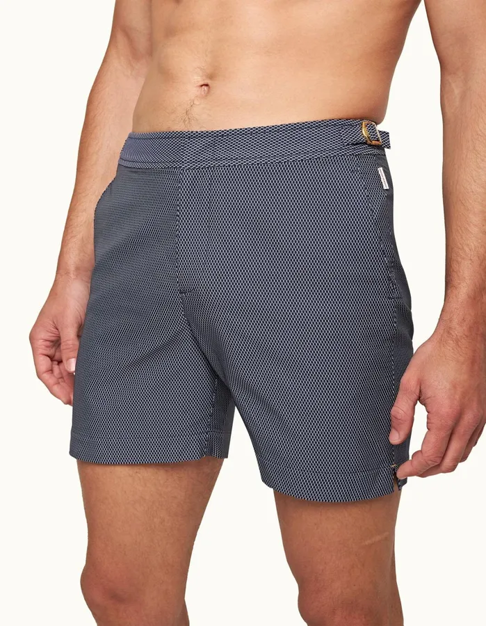 Orlebar Brown Swim Shorts Men Bulldog X Honeycomb