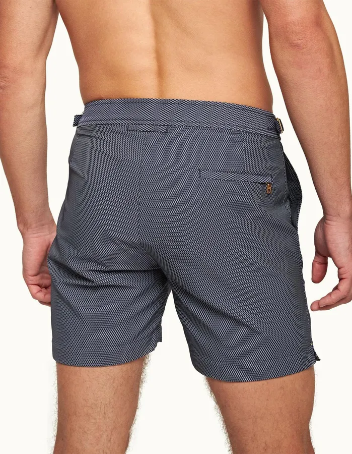 Orlebar Brown Swim Shorts Men Bulldog X Honeycomb