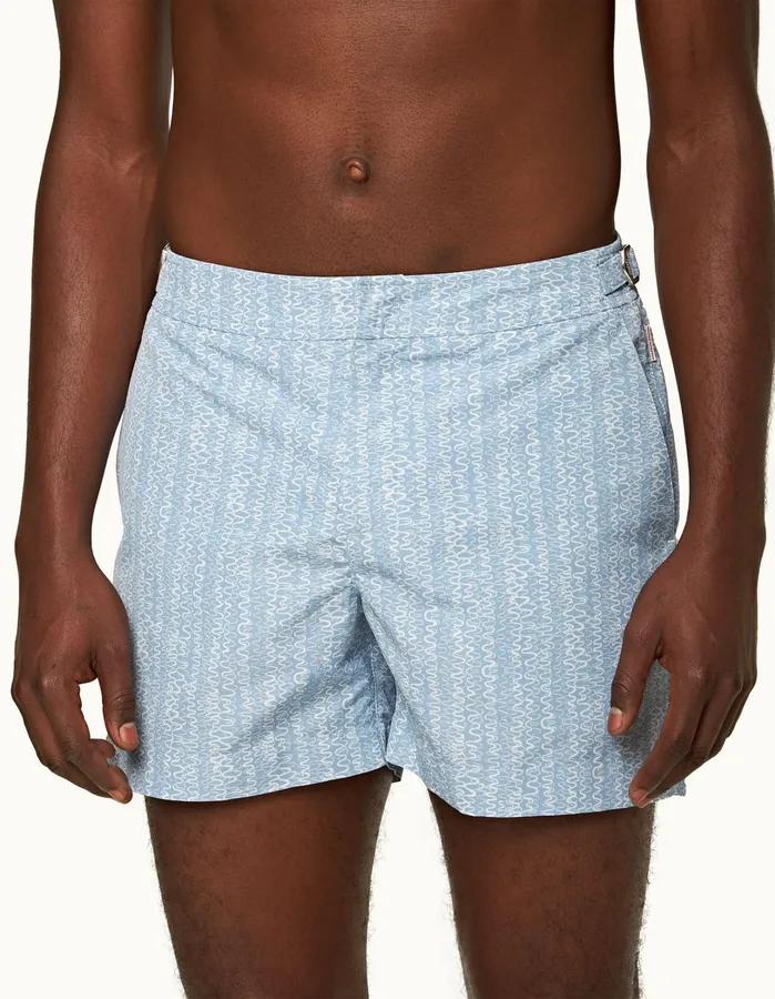 Orlebar Brown Swim Shorts Men Setter Blue Ash