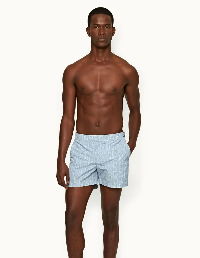 Orlebar Brown Swim Shorts Men Setter Blue Ash