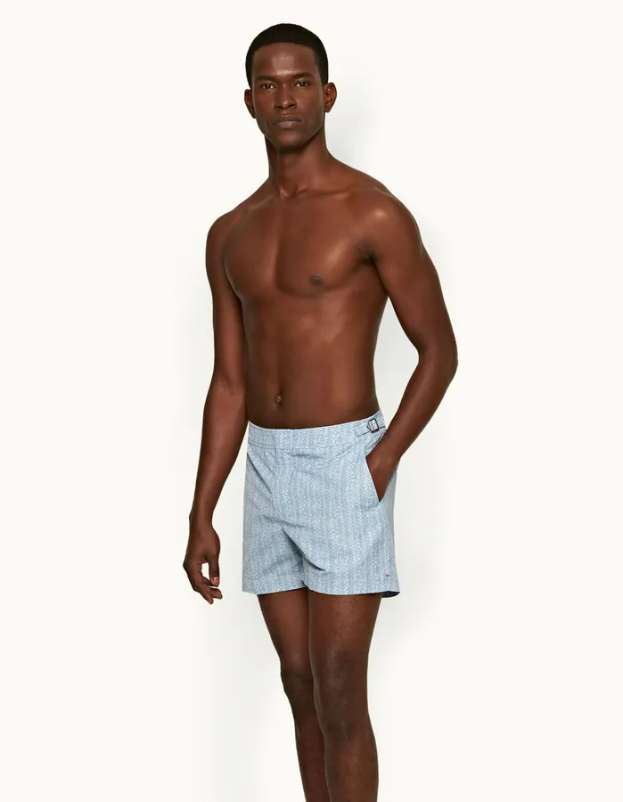 Orlebar Brown Swim Shorts Men Setter Blue Ash