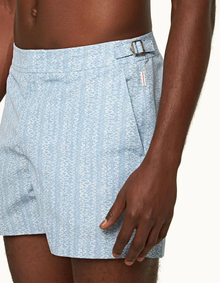 Orlebar Brown Swim Shorts Men Setter Blue Ash