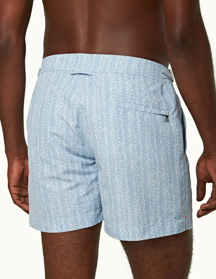 Orlebar Brown Swim Shorts Men Setter Blue Ash