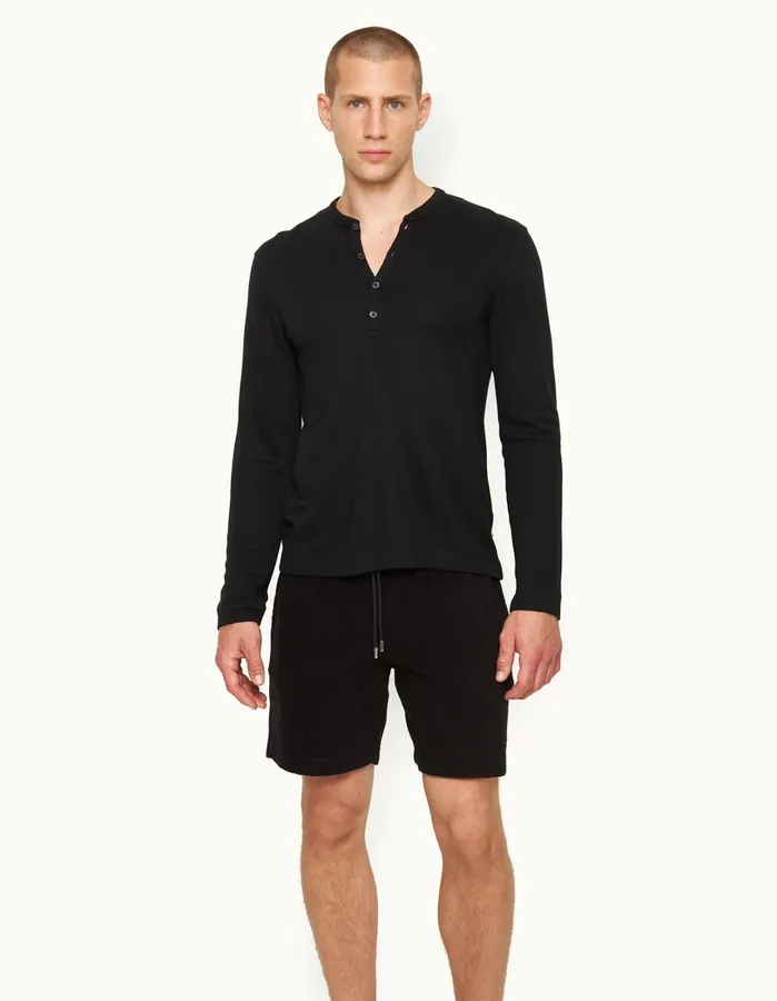 Orlebar Brown TShirts Men Harrison Cashmere Black