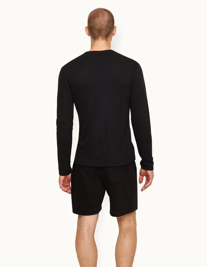 Orlebar Brown TShirts Men Harrison Cashmere Black