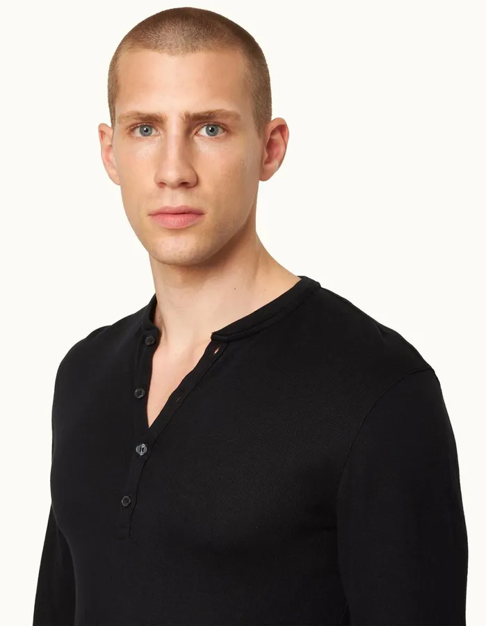 Orlebar Brown TShirts Men Harrison Cashmere Black
