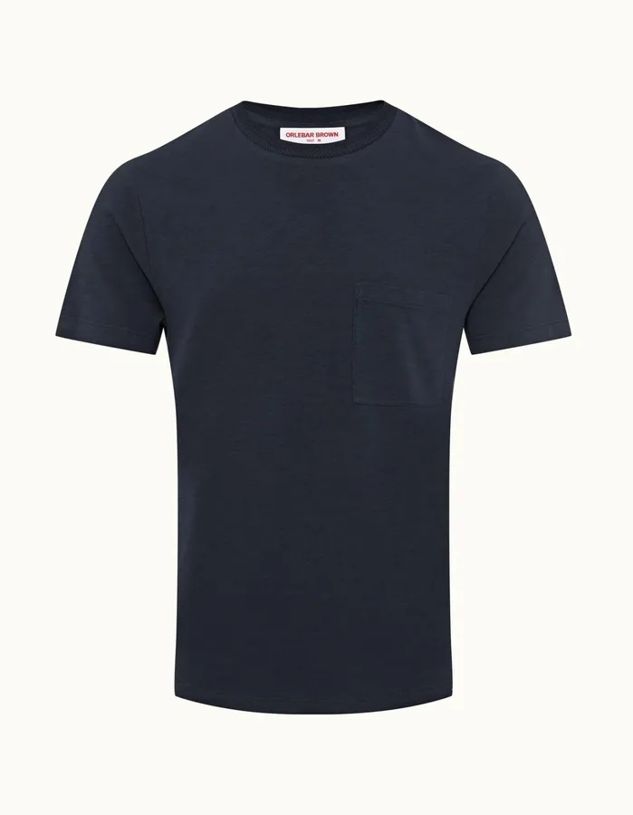 Orlebar Brown TShirts Men Ob Classic Tee Lagoon Blue