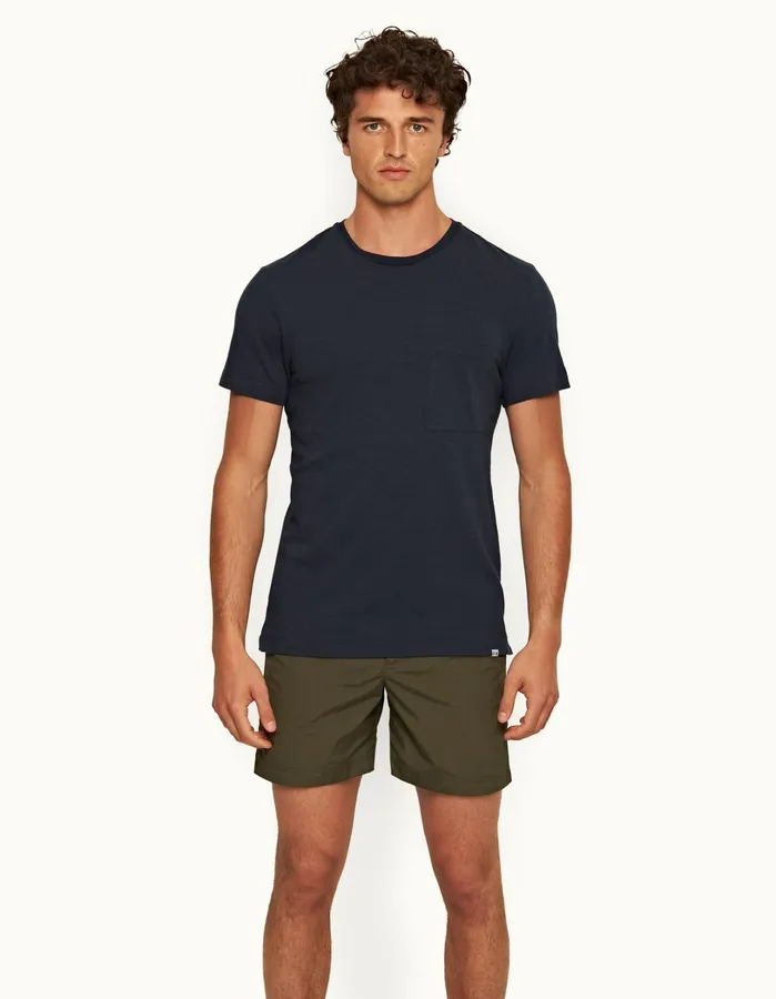 Orlebar Brown TShirts Men Ob Classic Tee Lagoon Blue