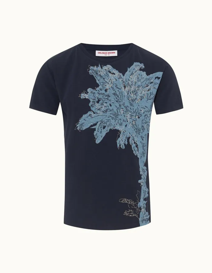 Orlebar Brown TShirts Men Ob Classic Tee Midnight Navy