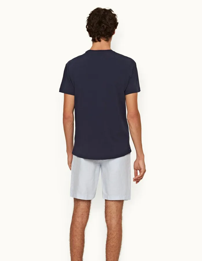 Orlebar Brown TShirts Men Ob Classic Tee Midnight Navy