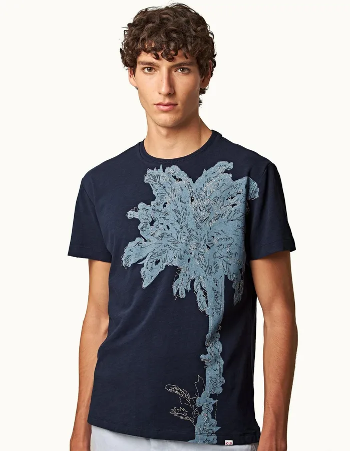 Orlebar Brown TShirts Men Ob Classic Tee Midnight Navy