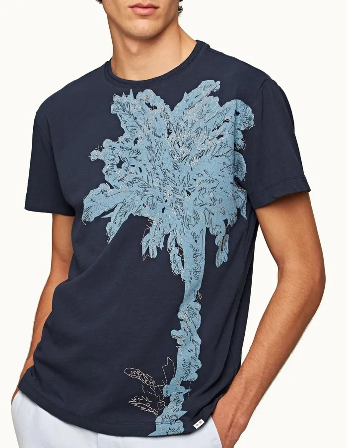 Orlebar Brown TShirts Men Ob Classic Tee Midnight Navy