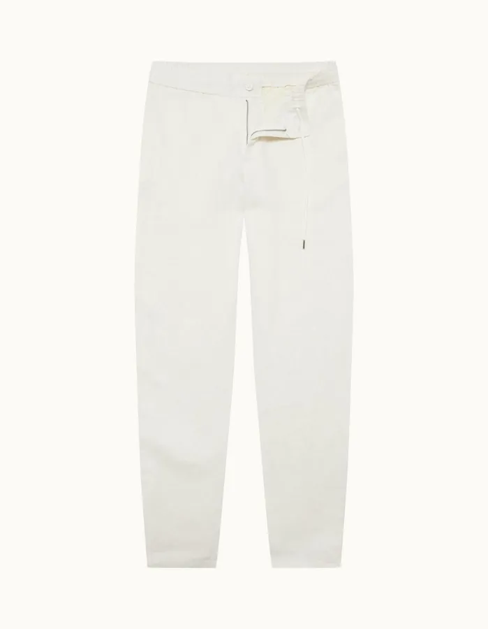Orlebar Brown Trousers Men Cornell Linen Sandbar