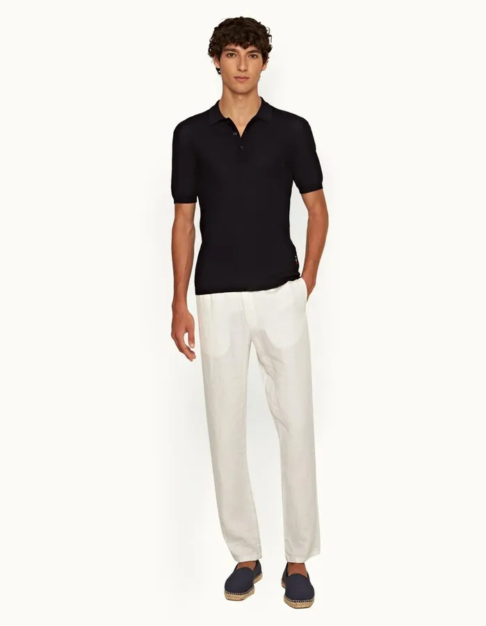 Orlebar Brown Trousers Men Cornell Linen Sandbar
