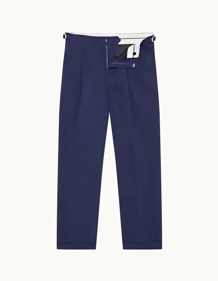Orlebar Brown Trousers Men Derwin Lagoon Blue