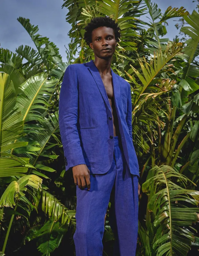 Orlebar Brown Trousers Men Derwin Lagoon Blue