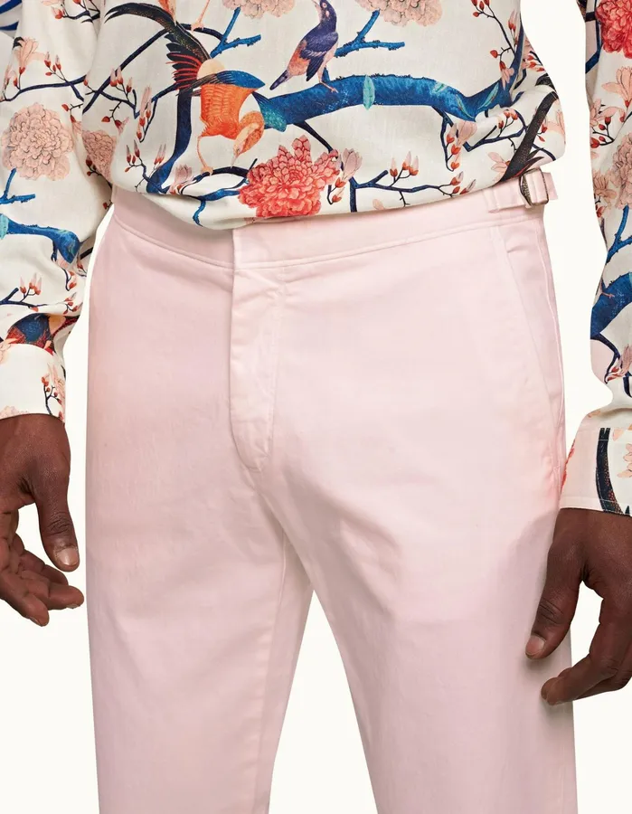 Orlebar Brown Trousers Men Fallon StretchCotton Rose