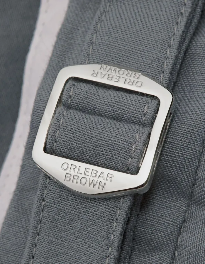 Orlebar Brown Trousers Men Griffon Linen Granite