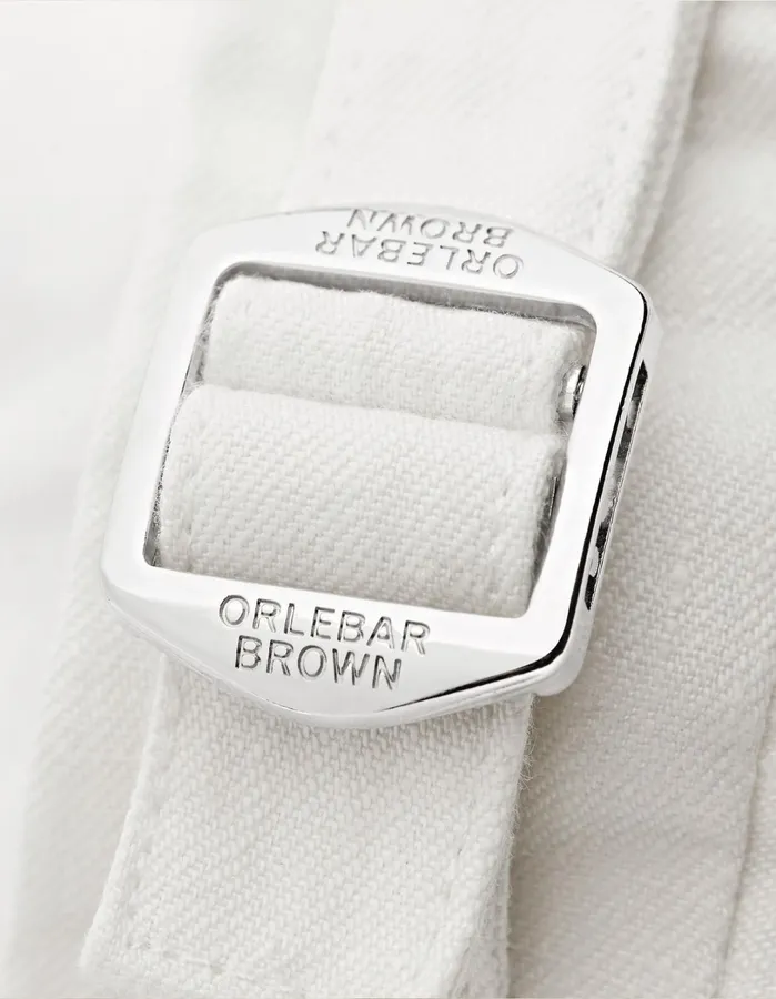 Orlebar Brown Trousers Men Griffon Linen White