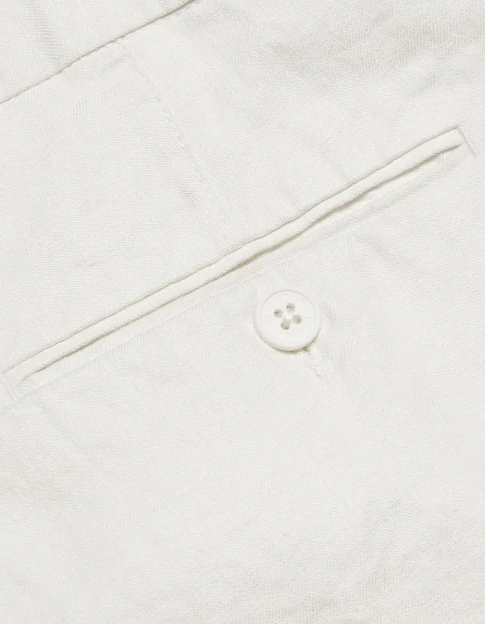 Orlebar Brown Trousers Men Griffon Linen White