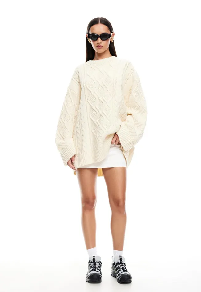 Outerwear Women Lioness Fashion GIGI KNIT Ivory