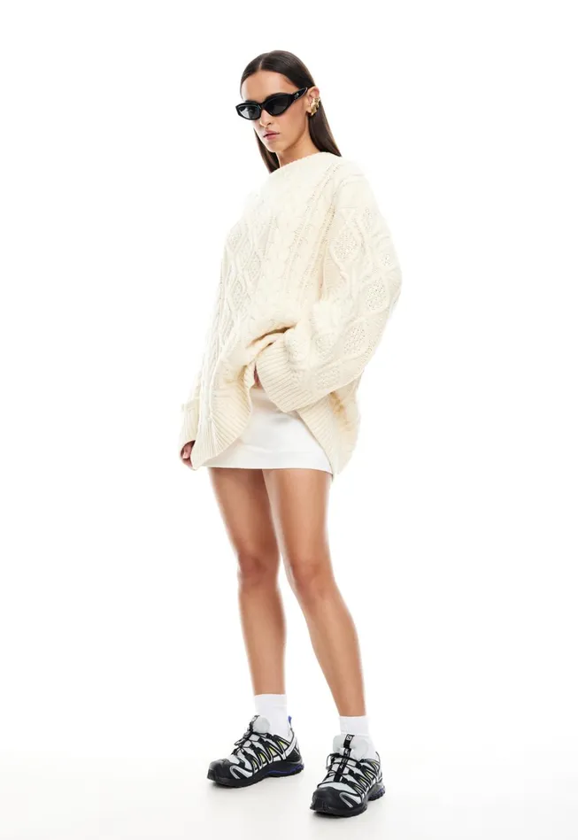 Outerwear Women Lioness Fashion GIGI KNIT Ivory Outerwear Women Lioness Fashion GIGI KNIT Ivory