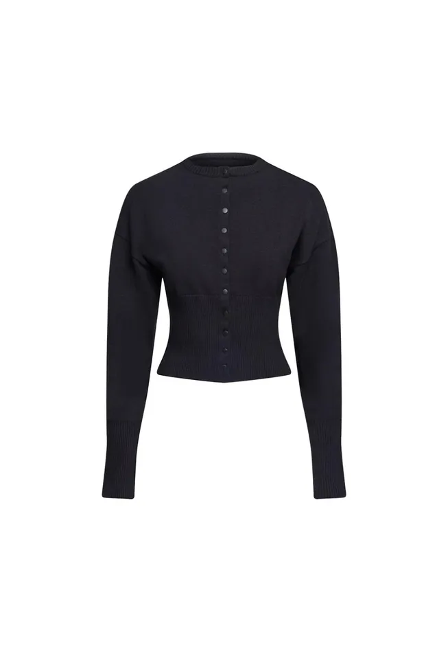Outerwear Women Lioness Fashion HEAD IN THE CLOUDS CARDIGAN Onyx Outerwear Women Lioness Fashion HEAD IN THE CLOUDS CARDIGAN Onyx