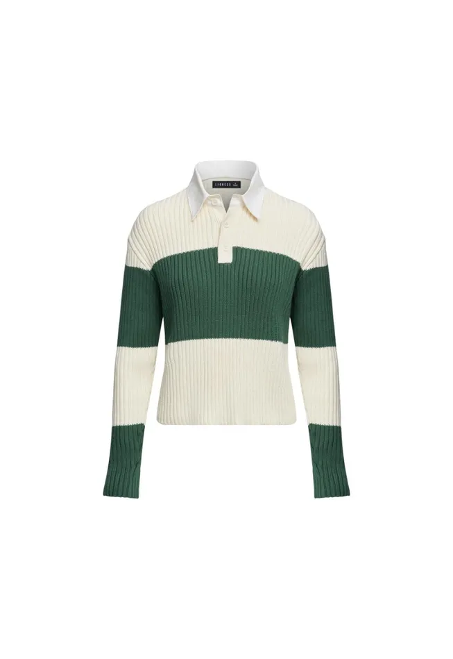 Outerwear Women Lioness Fashion PRINCE RUGBY Moss Stripe Outerwear Women Lioness Fashion PRINCE RUGBY Moss Stripe