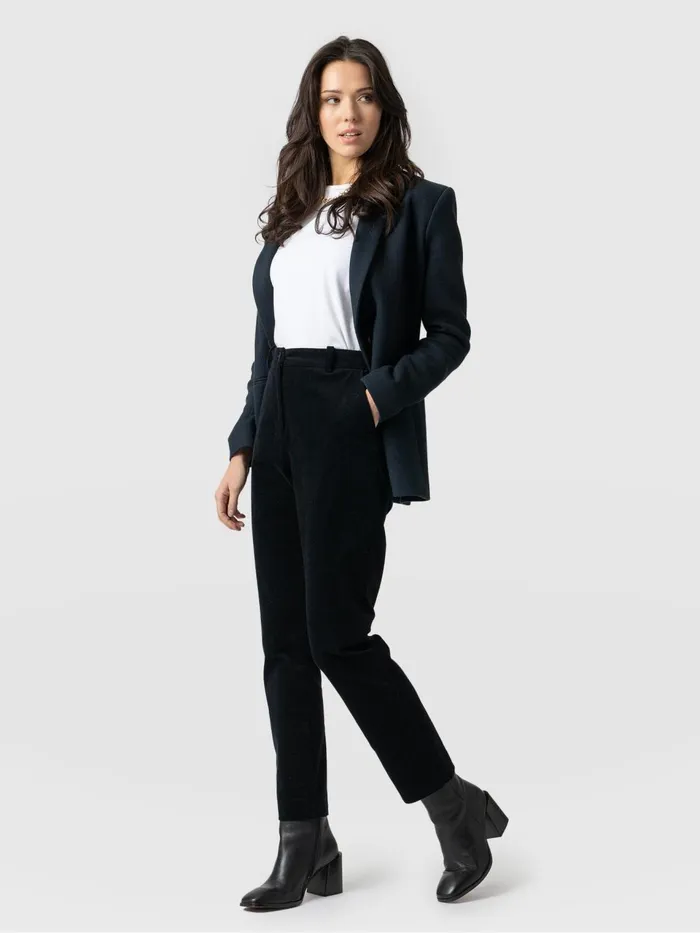 Palmer Pant Corduroy 8211 Blue Black Blue Black Women Saint And Sofia Pants