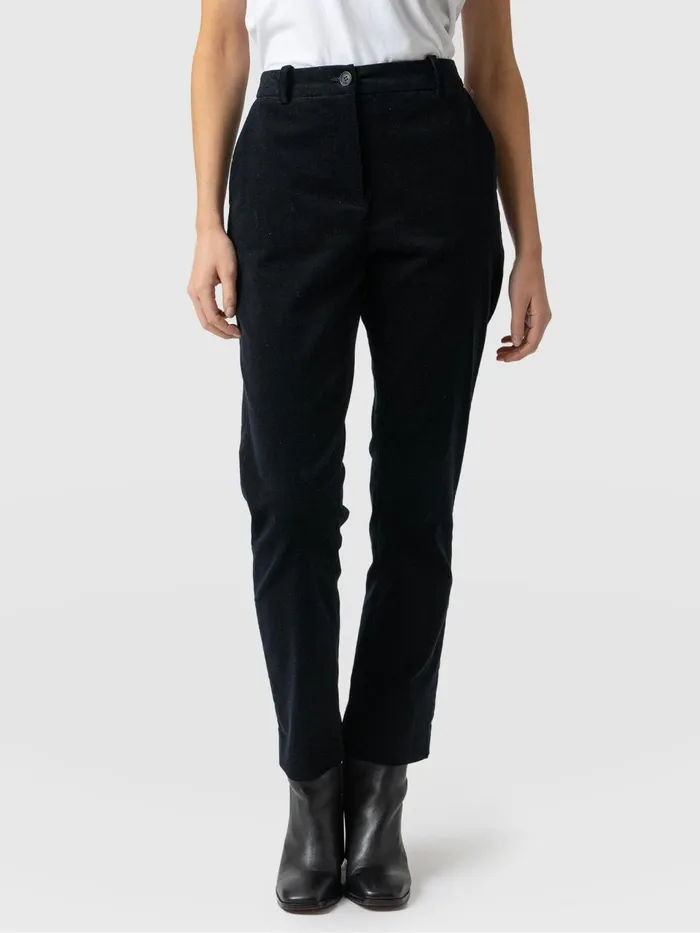 Palmer Pant Corduroy 8211 Blue Black Blue Black Women Saint And Sofia Pants