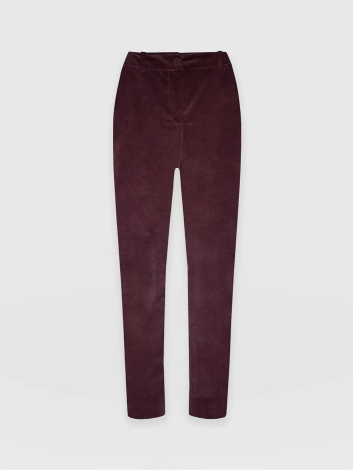 Palmer Pant Corduroy 8211 Plum Plum Women Saint And Sofia Pants