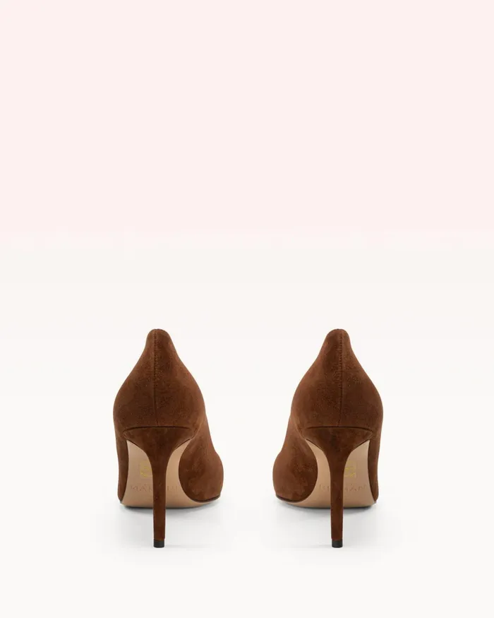 Pamela 85 Suede Cacau 8211 Brown Pumps Cacau Women Alexandre Birman Pumps