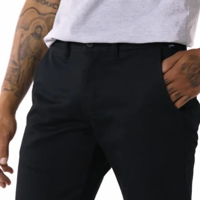 Pants and Denim Men Vans Authentic Chino Stretch Pant Black Pants and Denim Men Vans Authentic Chino Stretch Pant Black