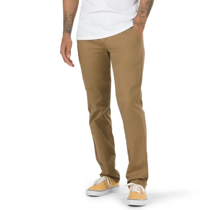 Pants and Denim Men Vans Authentic Chino Stretch Pant Dirt