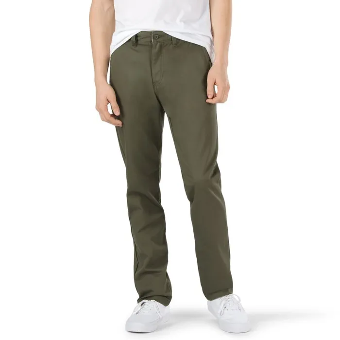 Pants and Denim Men Vans Authentic Chino Stretch Pant Grape Leaf