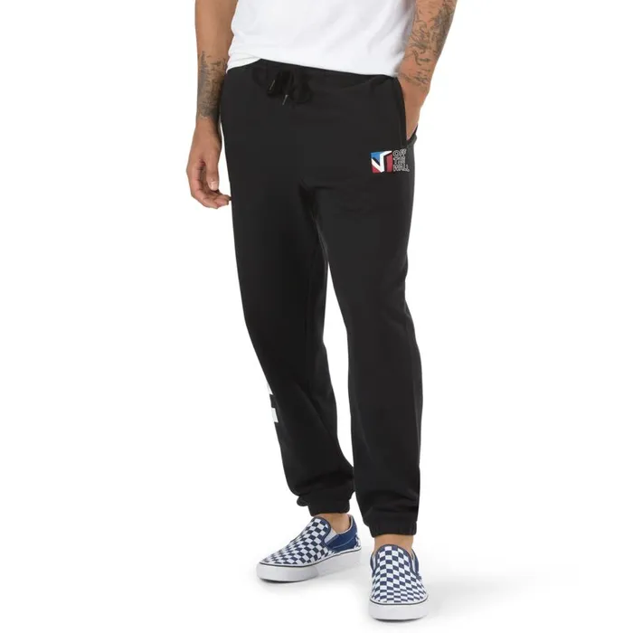 Pants and Denim Men Vans DiMenion Fleece Pant Black