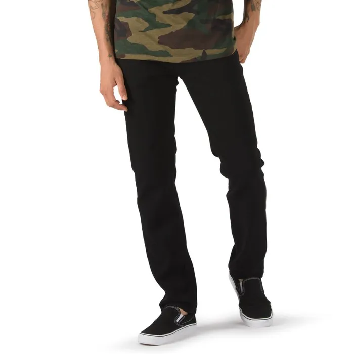 Pants and Denim Men Vans V16 Slim Denim Black