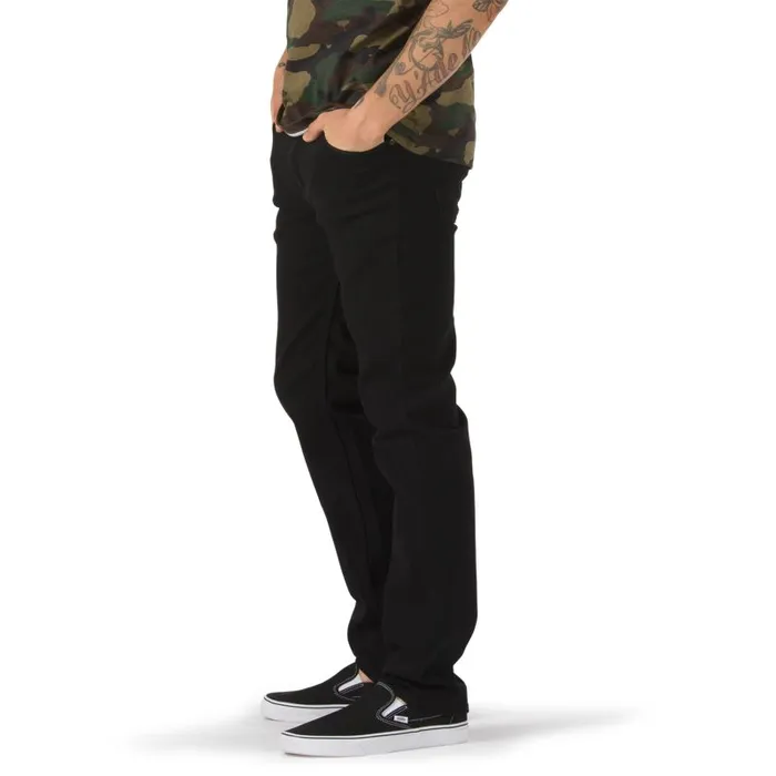 Pants and Denim Men Vans V16 Slim Denim Black