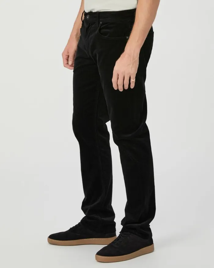 Pants and Joggers Men PAIGE Federal Slim Straight Pant 8211 Black Corduroy Pants and Joggers Men PAIGE Federal Slim Straight Pant 8211 Black Corduroy