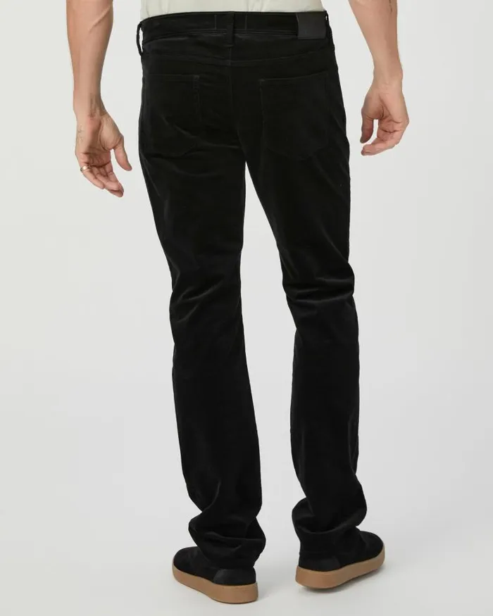 Pants and Joggers Men PAIGE Federal Slim Straight Pant 8211 Black Corduroy Pants and Joggers Men PAIGE Federal Slim Straight Pant 8211 Black Corduroy