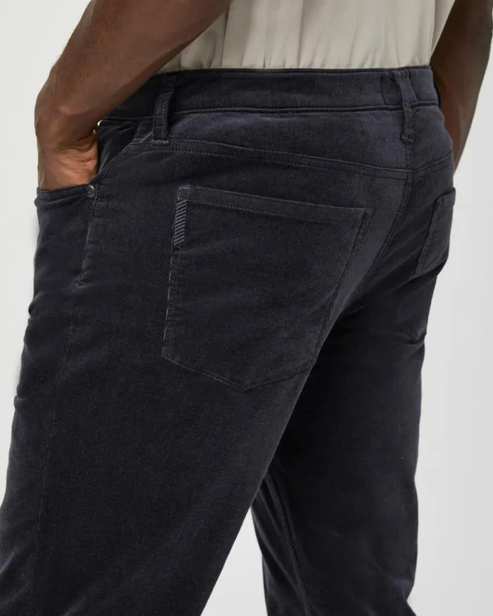 Pants and Joggers Men PAIGE Federal Slim Straight Pant 8211 Deep Anchor Corduroy Pants and Joggers Men PAIGE Federal Slim Straight Pant 8211 Deep Anchor Corduroy