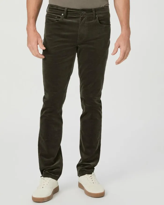 Pants and Joggers Men PAIGE Lennox Slim Pant 8211 Shaded Glen Corduroy Pants and Joggers Men PAIGE Lennox Slim Pant 8211 Shaded Glen Corduroy