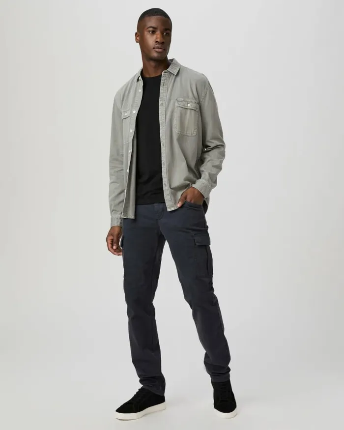 Pants and Joggers Men PAIGE Ronin Cargo Pant 8211 Deep Anchor