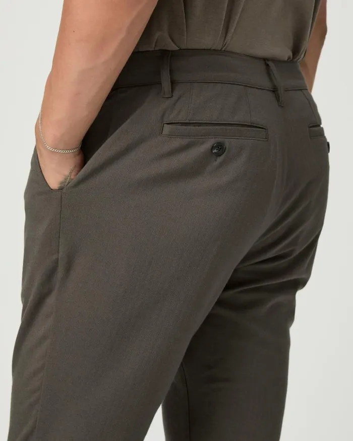 Pants and Joggers Men PAIGE Stafford Trouser 8211 Dark Everglade Pants and Joggers Men PAIGE Stafford Trouser 8211 Dark Everglade