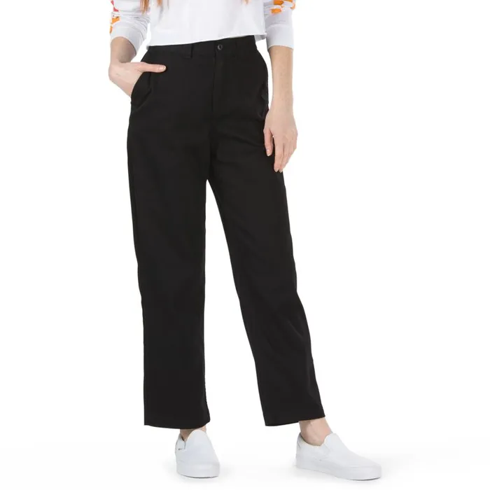 Pants and Leggings Women Vans Authentic Chino Pant Black
