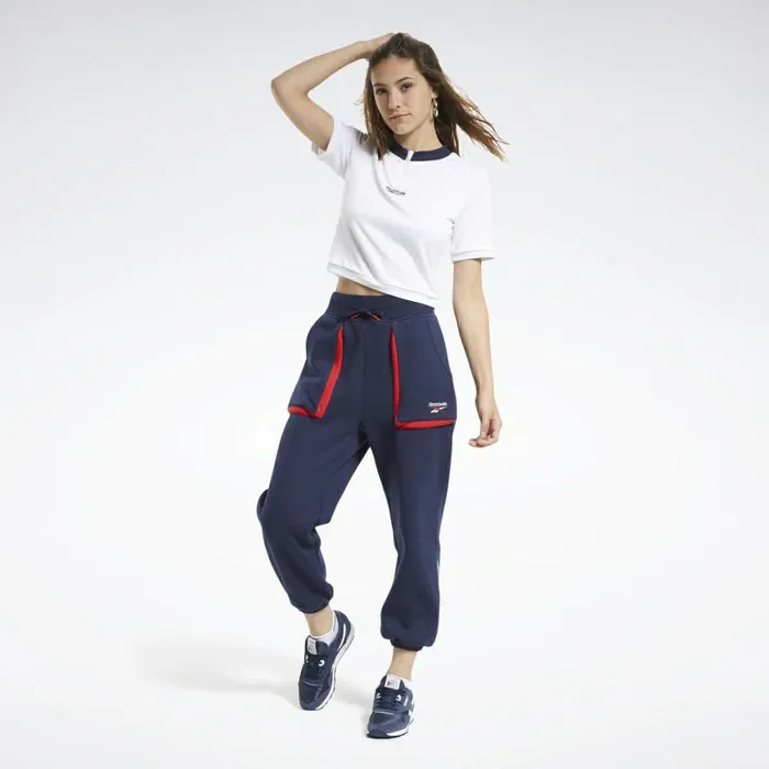 Pants and Sweatpants Womens Reebok Classics Joggers Vector Navy