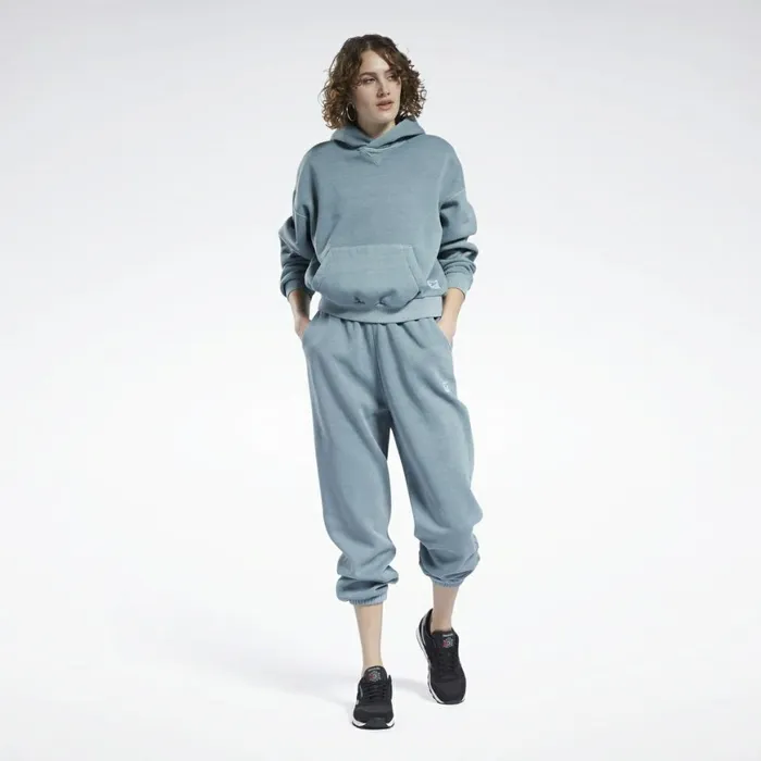 Pants and Sweatpants Womens Reebok Classics Natural Dye Fleece Pants Midnight Pine