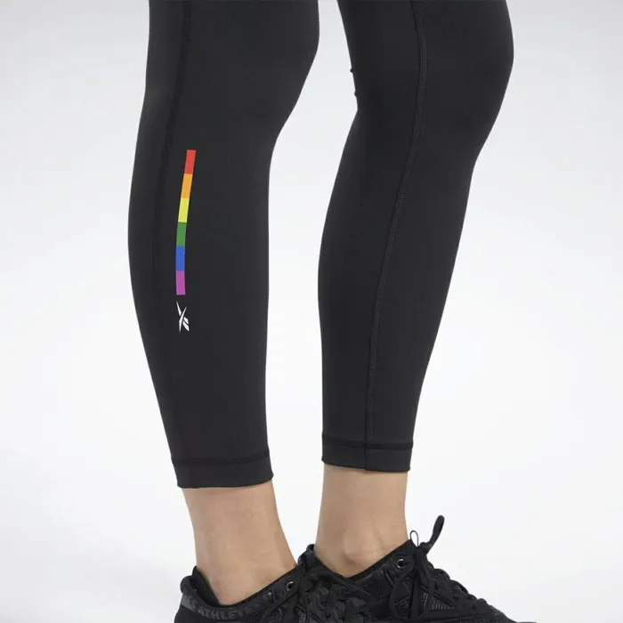 Pants and Sweatpants Womens Reebok Lux Bold Pride Tights Black