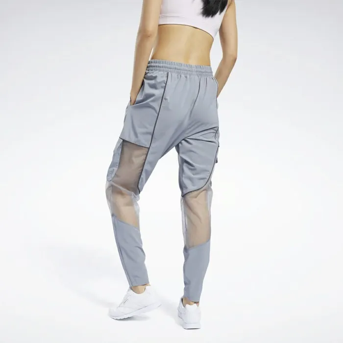 Pants and Sweatpants Womens Reebok Wonder Woman Track Pants Cold Grey 4